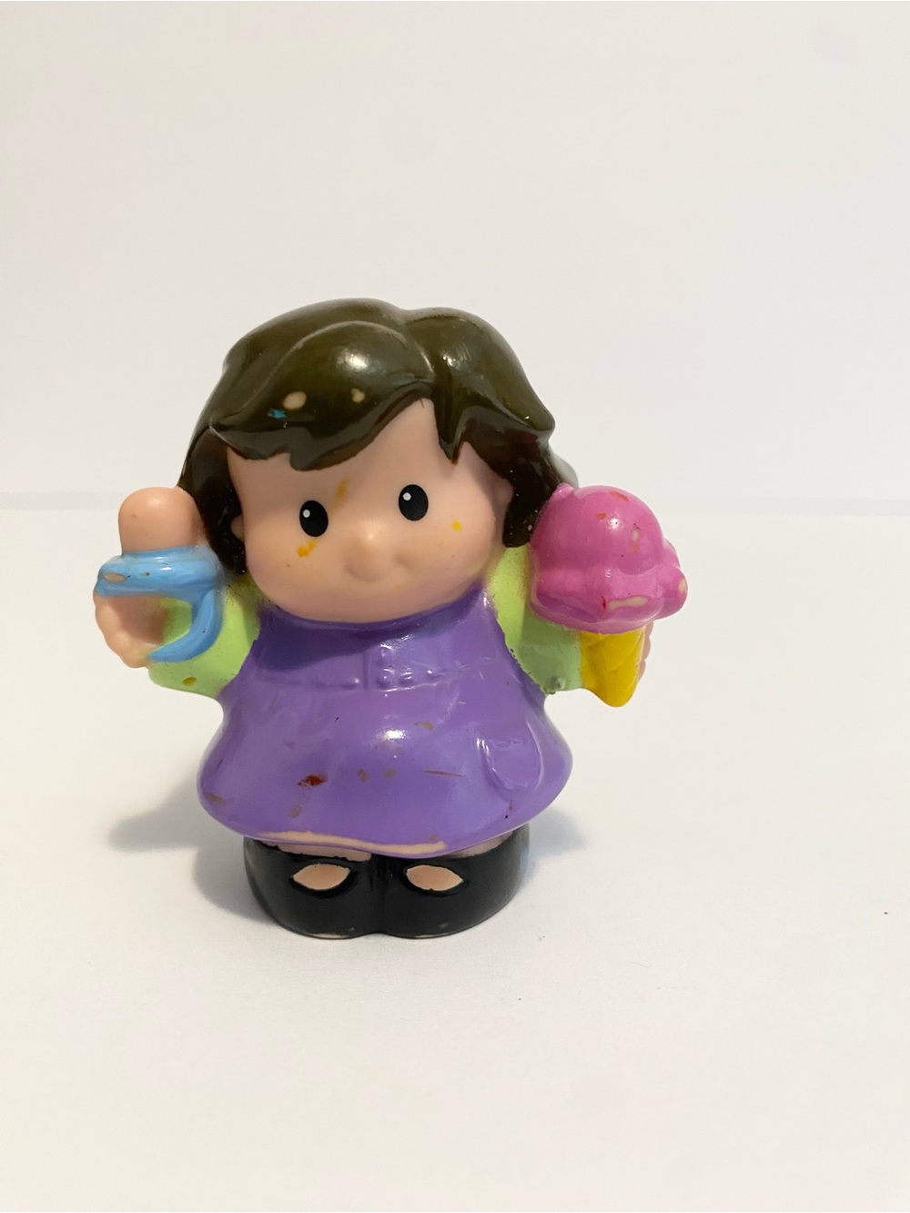Little People Dollhouse Mom w Ice Cream Figure Fisher Price Nursery Doll 4/$20 🛑